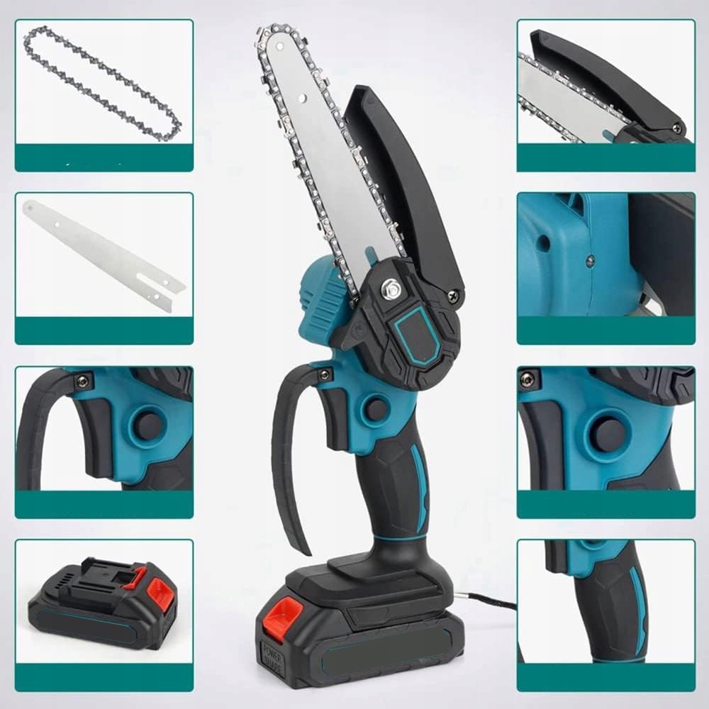 PIŁA 2 W1 ŁAŃCUCHOWA AKUMULATOROWA DO GAŁĘZI PILARKA 2X PROWADNICA 6" 4" EAN (GTIN) 0191491468629