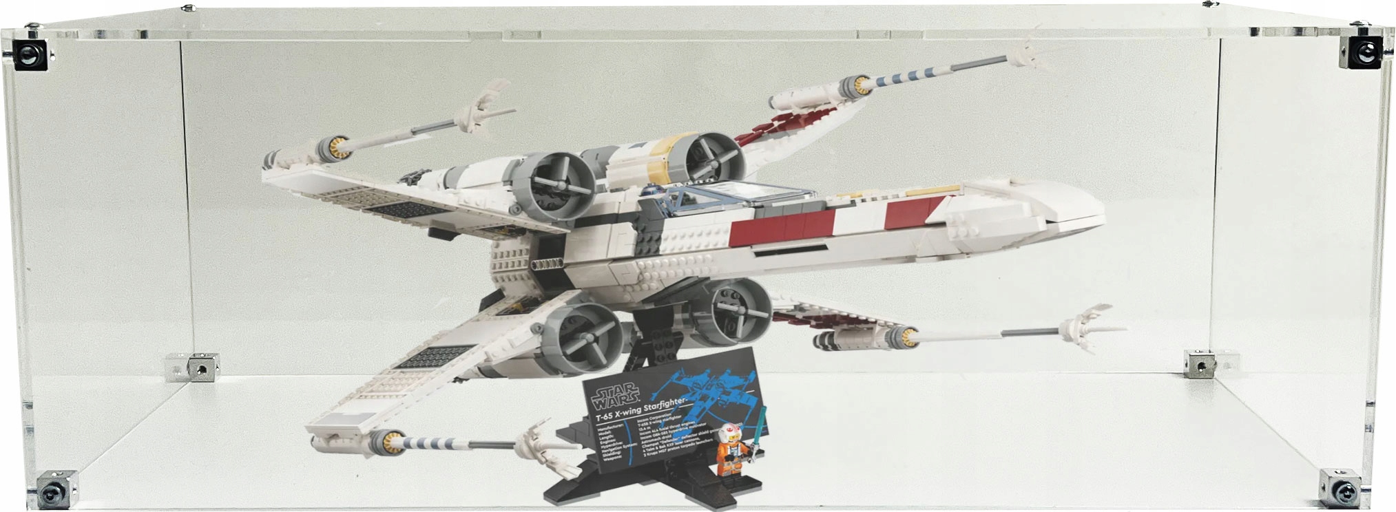 Vitrína Drewlandia pro stavebnici Lego 75355 Star Wars Stíhačka X-Wing