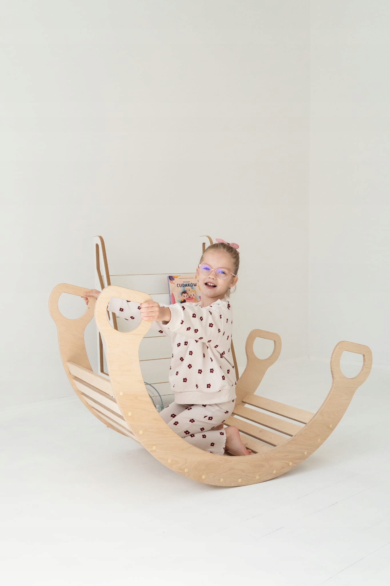 Bujak Montessori XXL drewniany naturalny, certyfikowany Ce