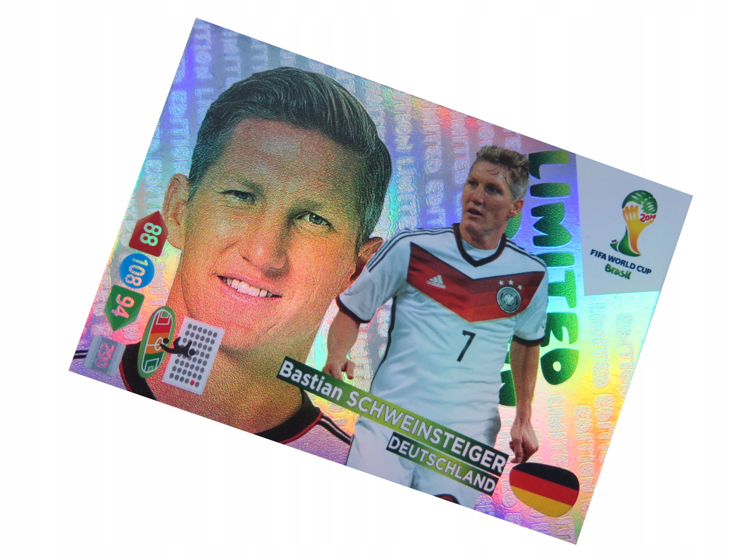 Panini Fifa World Cup Brasil 2014 Karty Piłkarskie Limited Schweinsteiger