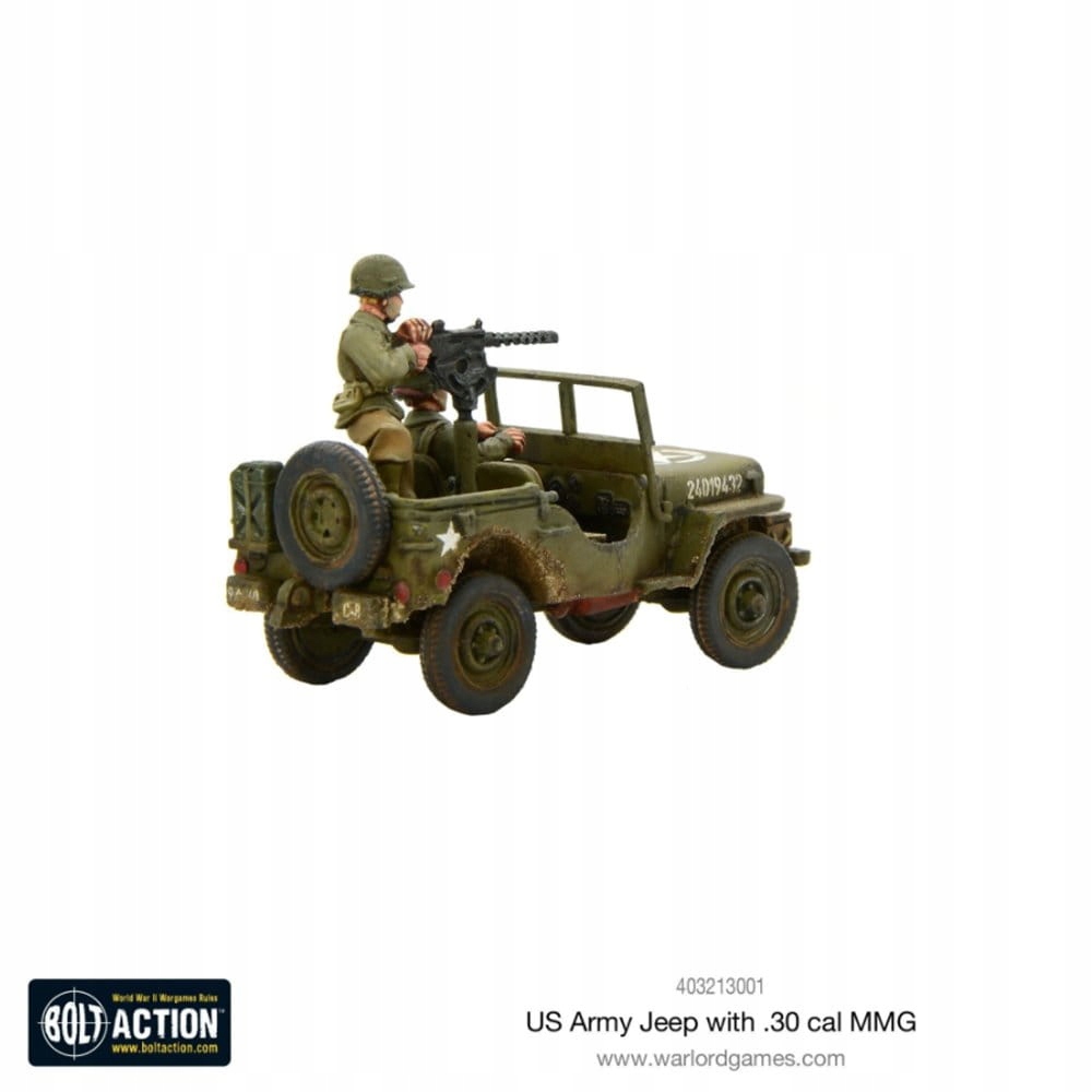 BOLT ACTION US Army Jeep with 30 Cal MMG [403213001] Język instrukcji angielska