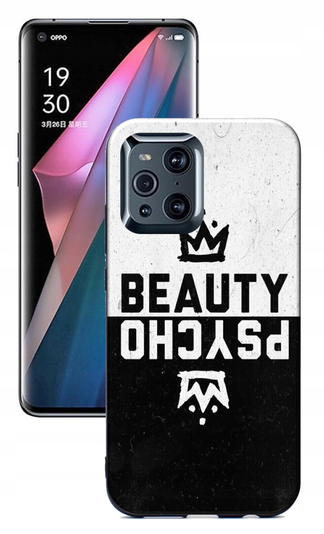 

Etui case Matt do Oppo Find X3 nowe Wzory Nadruki