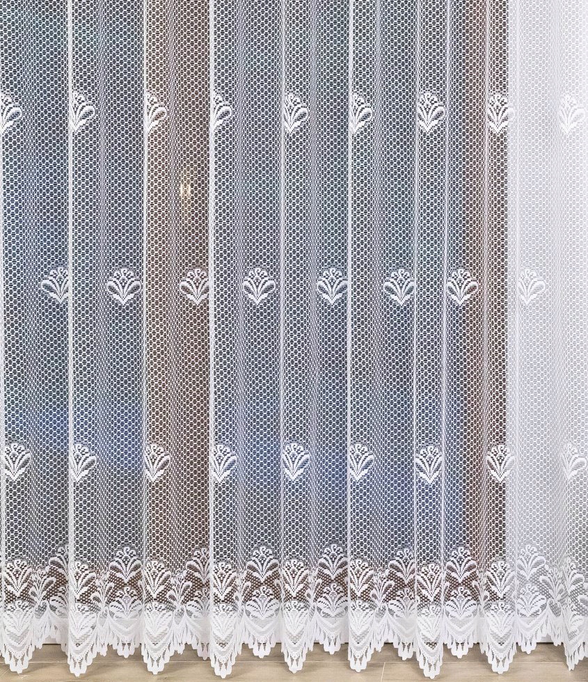 Mg Záclona 603/075 Bílá 300x230 cm Hotová s páskou M