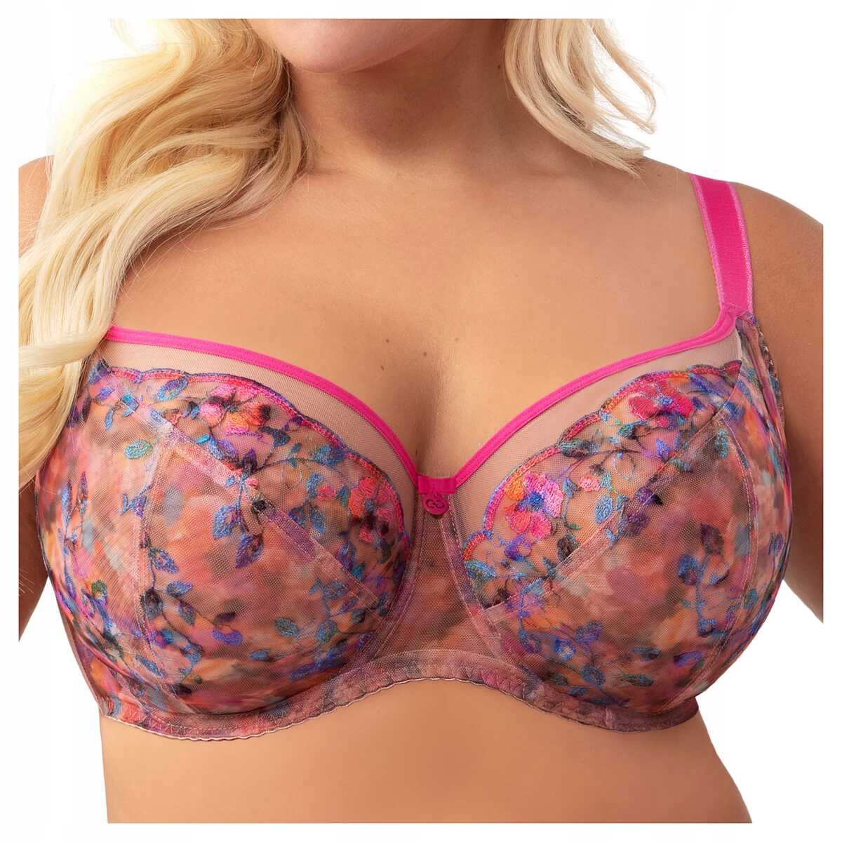 Gorsenia Podprsenka měkká podprsenka s kosticemi Vivian 927 růžová 70E