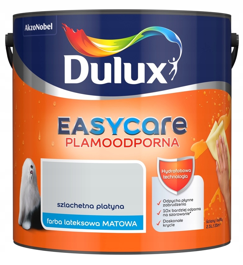 

Farba Dulux Easy Care szlachetna platyna, 2.5l