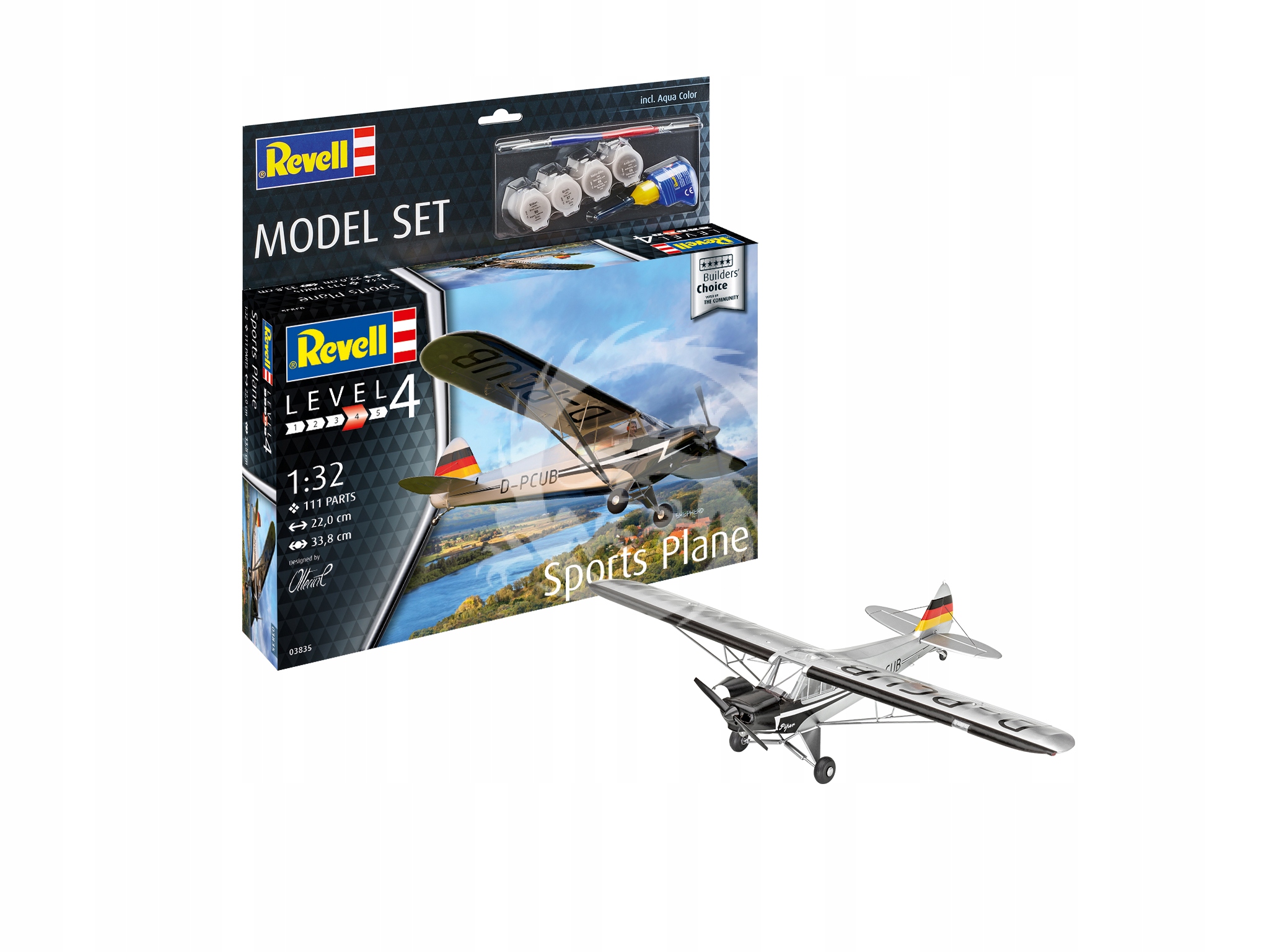 Sportovní letadlo Builders Choice Revell 63835 měřítko 1/32