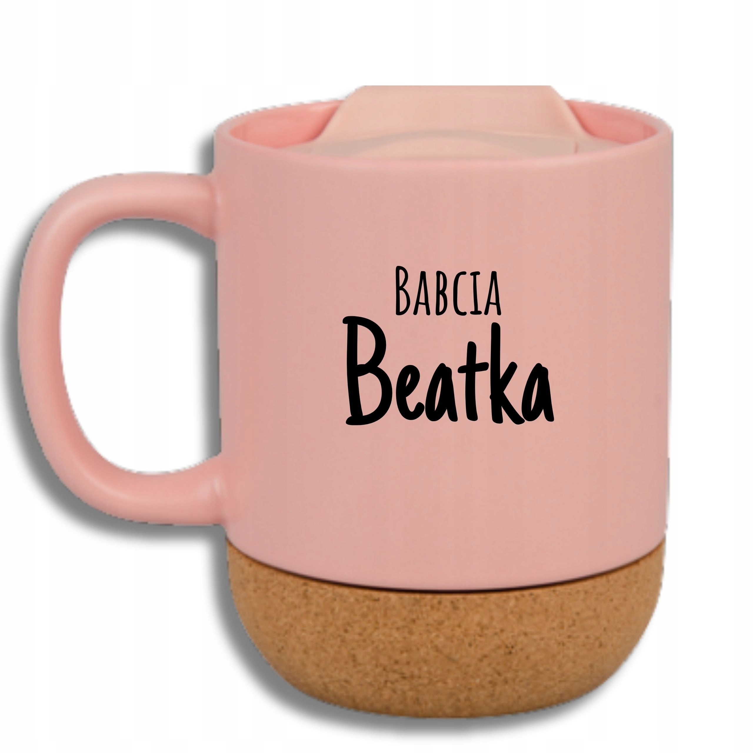 Růžový Hrnek Korek Vtipný Dárek Den Babičky Babička Jméno Personalizace