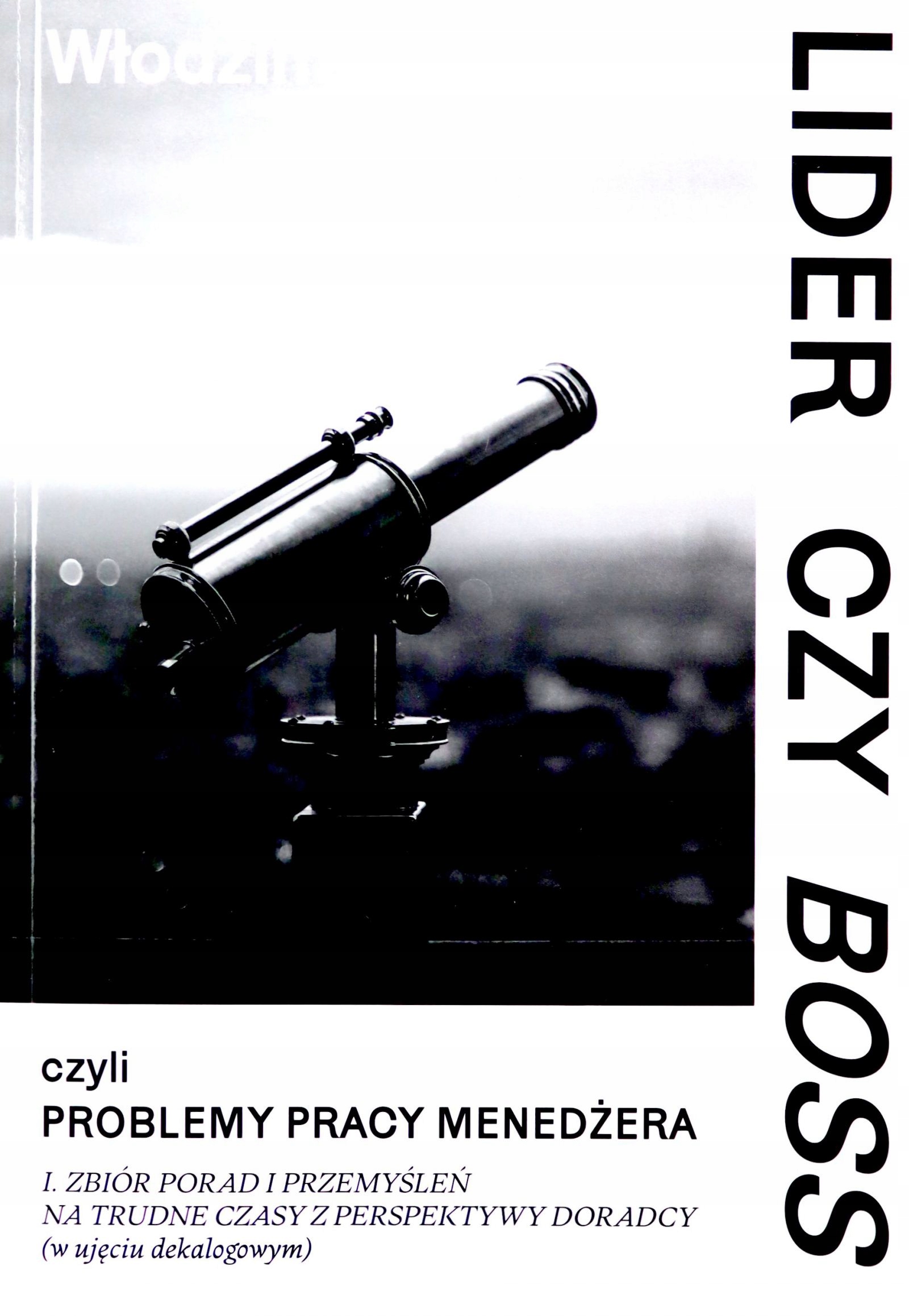 LIDER CZY BOSS, CZYLI PROBLEMY PRACY MENEDŻERA - Włodzimierz Dębski KSIĄŻKA