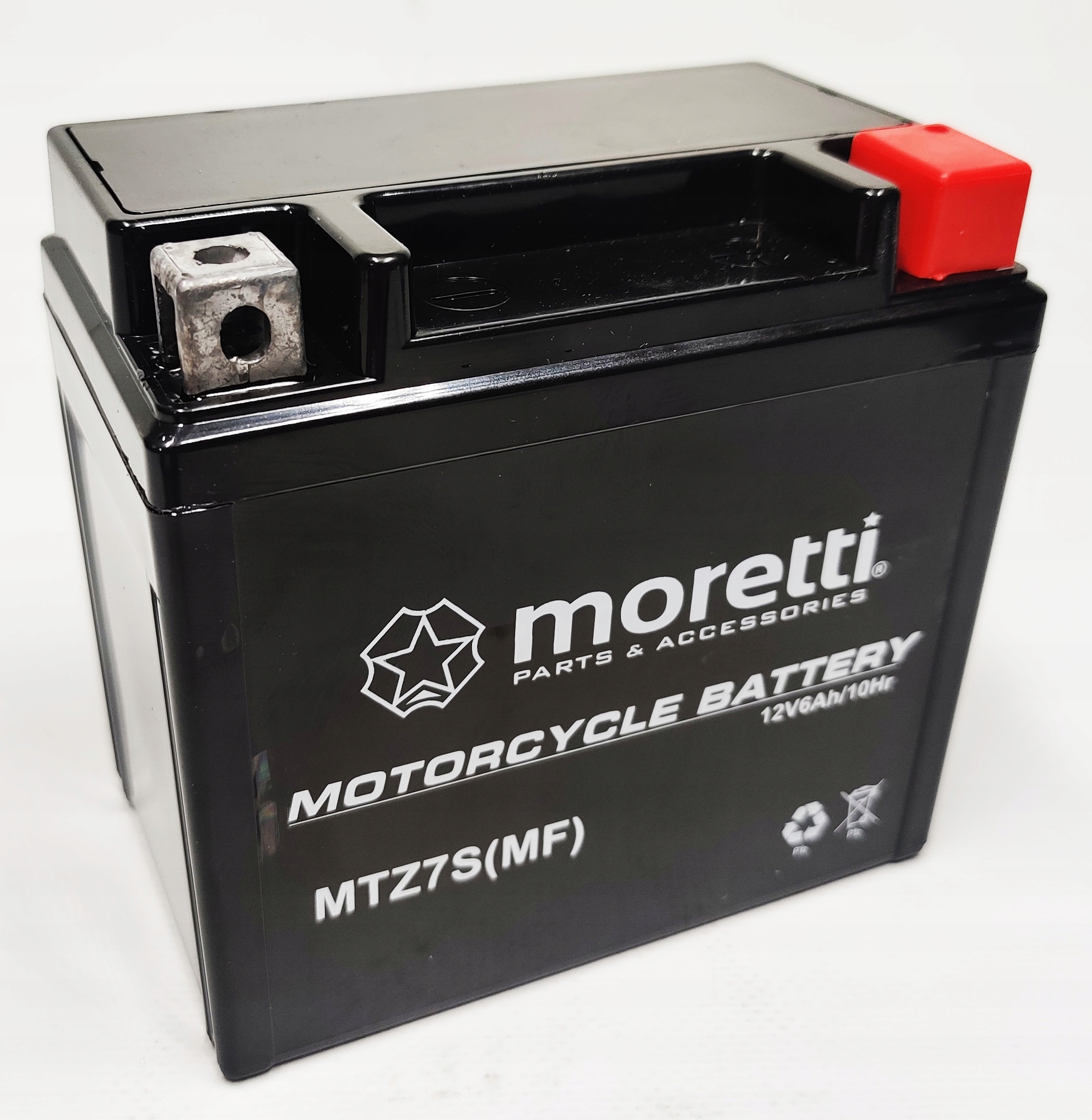 Akumulator Moretti AGM MTZ7S YTZ7S 6Ah 130A Honda