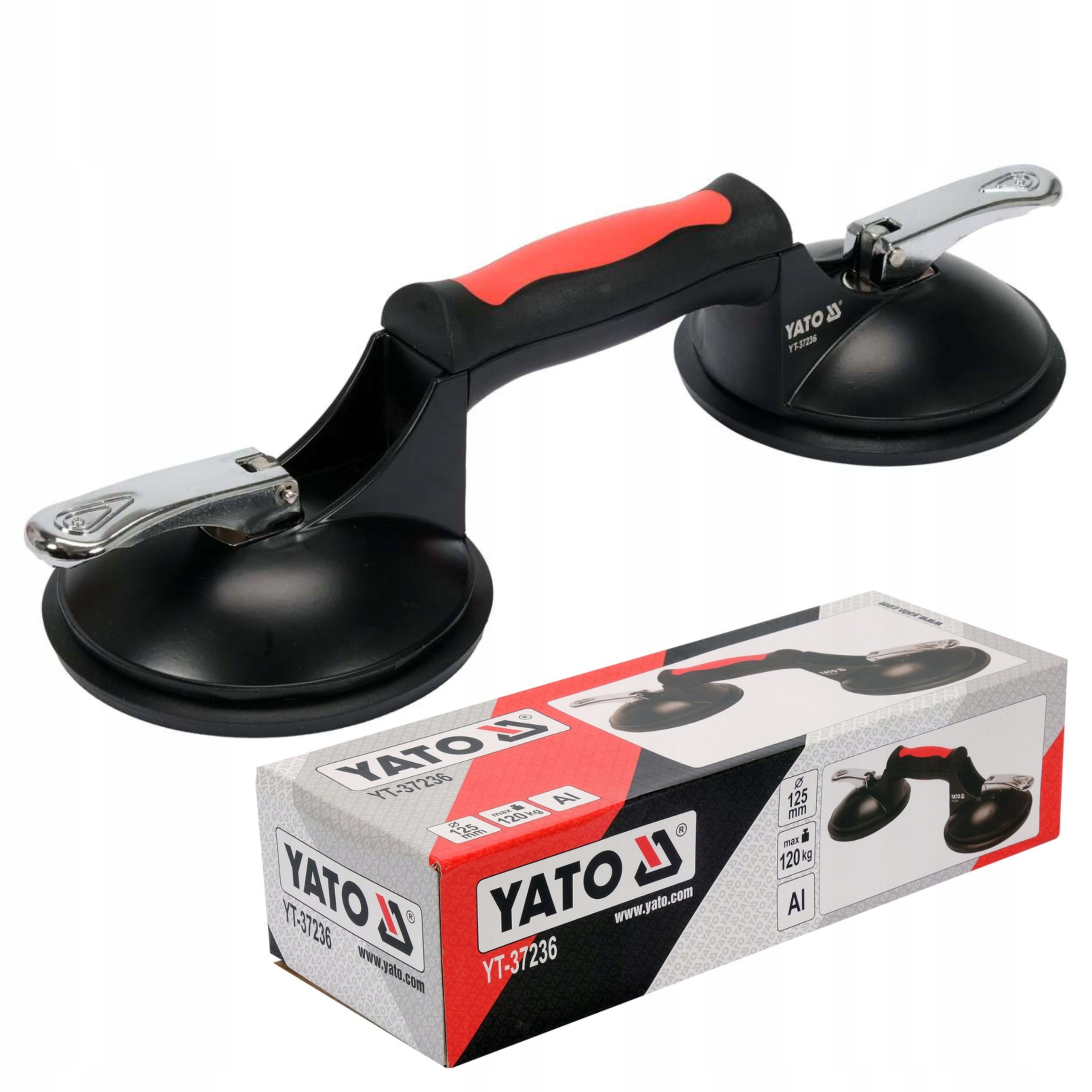 

Yato Uchwyt Przyssawka Do Szyb Blach Płyt 120KG 2x