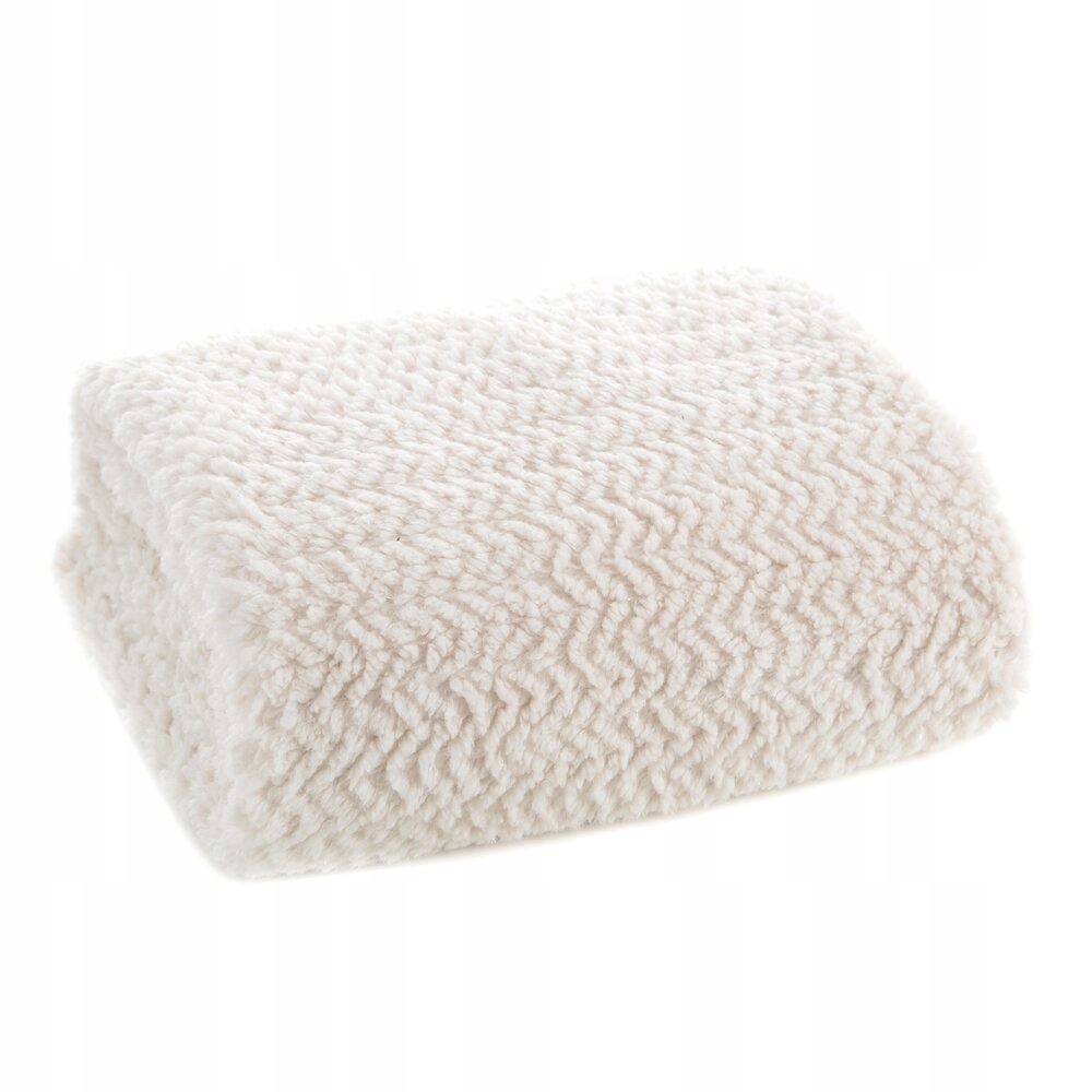 Deka přehoz Laris 130x170 krémová lesklá nit s třásněmi