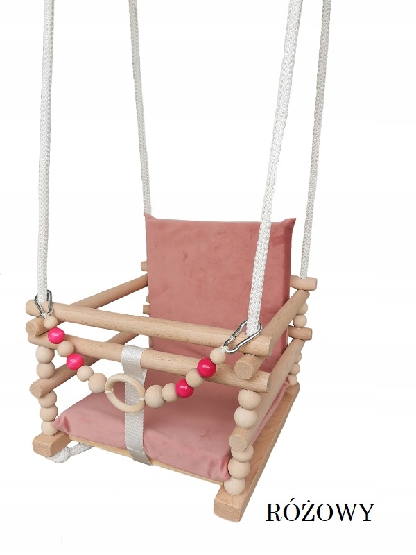 HUŚTAWKA DLA DZIECKA ZAWIESZKA KOLOROWY MATERACYK KUBEŁKOWA HAKI MONTAŻOWE Rodzaj huśtawka kubełkowa