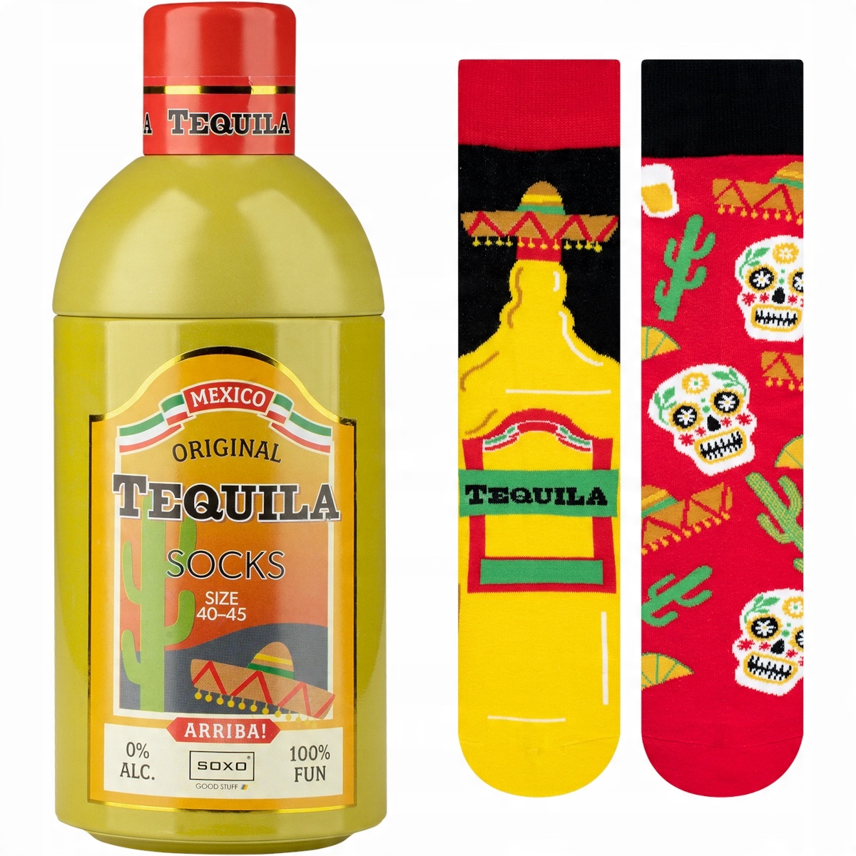 

Śmieszny Dla Chłopaka Skarpetki Tequila