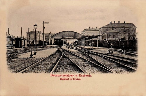 

Kraków Dworzec kolejowy Reprodukcja 1496