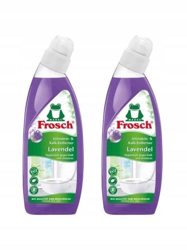 Levně 4X X2 Prostředek na odstraňování vodního kamene a skvrn Frosch Lavendel 750 ml