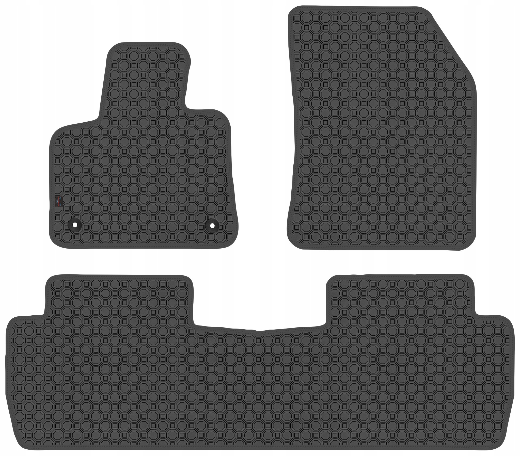 Peugeot 5008 II 2017 Koberce guma Čierna