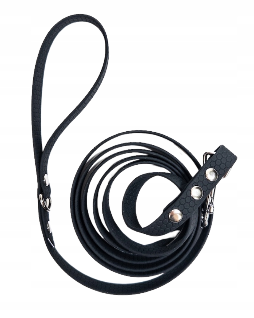 Levně odolné vodítko pro výcvik psů 5 m stříbrné kování černé