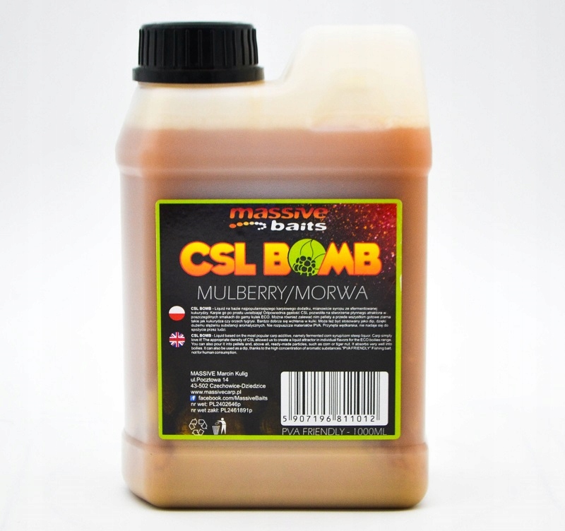 Massive Baits Liquid Csl Boomb Mulberry/Morwa 1000ml
