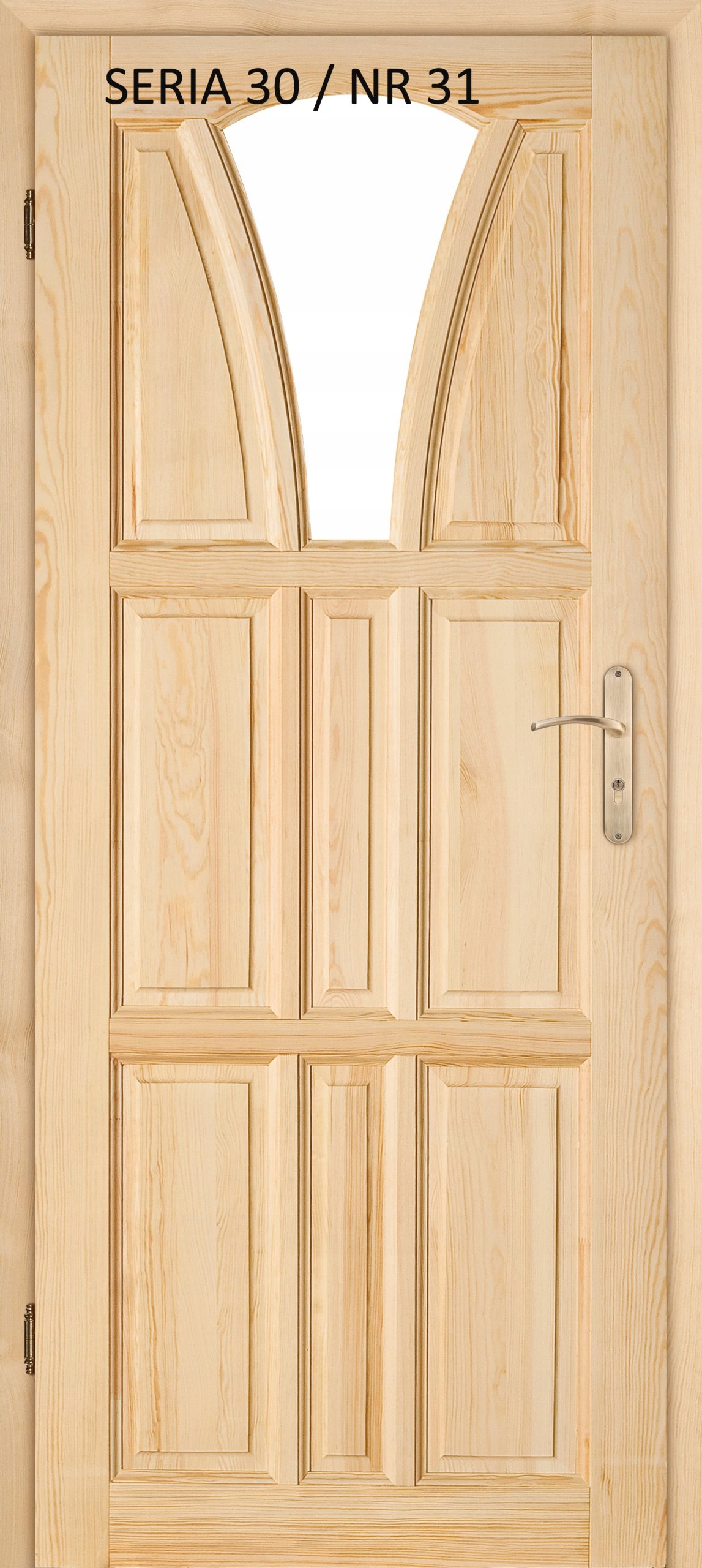 Drzwi sosnowe bezsęczne SERIA 30 nr 31 80 L P
