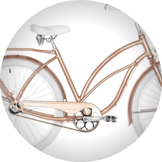 Rower miejski Embassy Baby Powder Deluxe 7 biegów Rozmiar ramy brak informacji