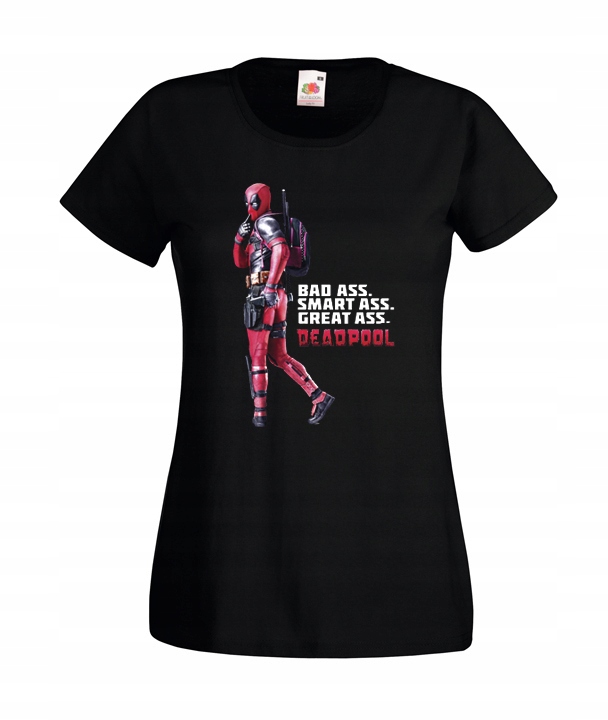 

Xs Koszulka Damska Deadpool Marvel Dead Pool Wzor