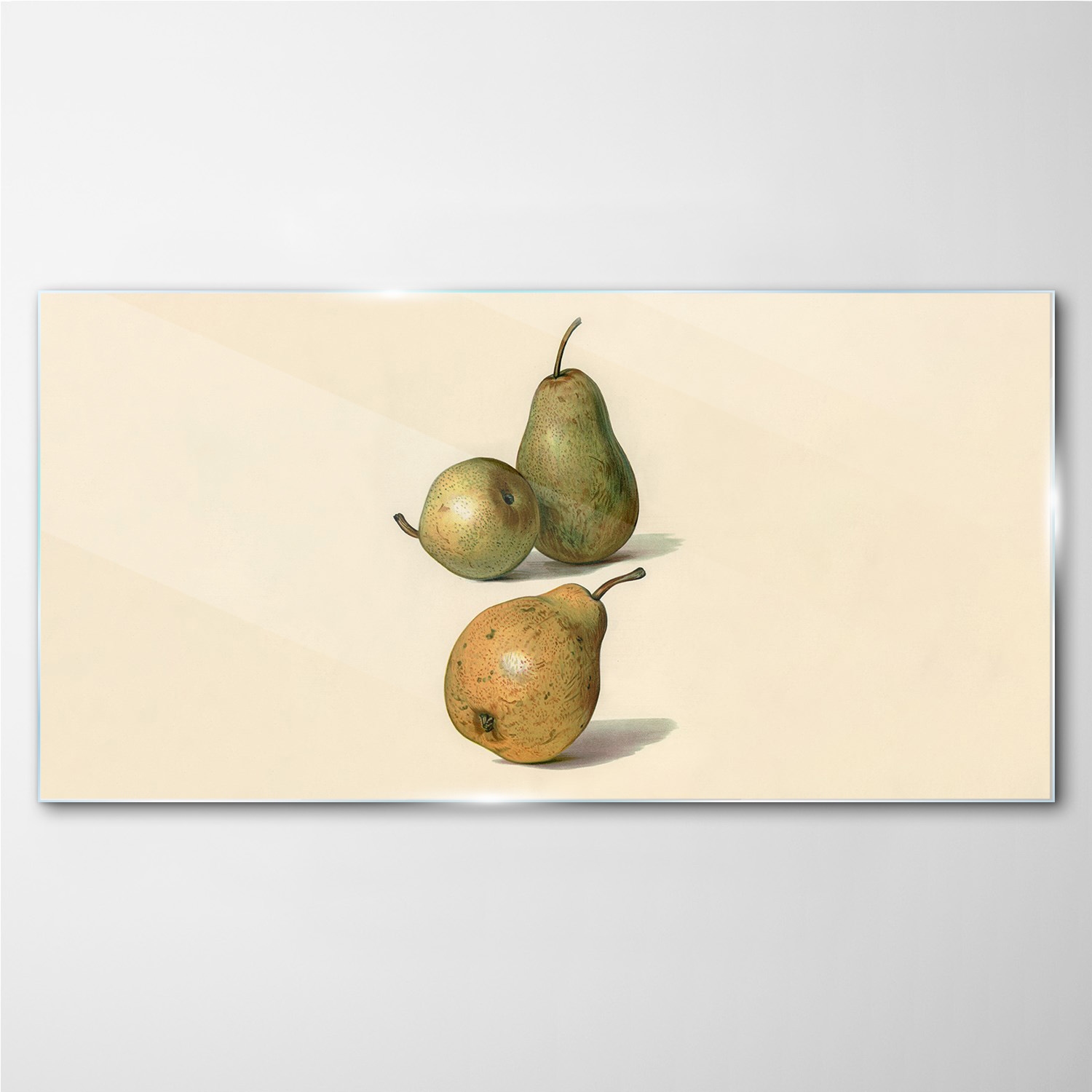 

Obraz na ścianę szklany Owoce gruszki 100x50 cm