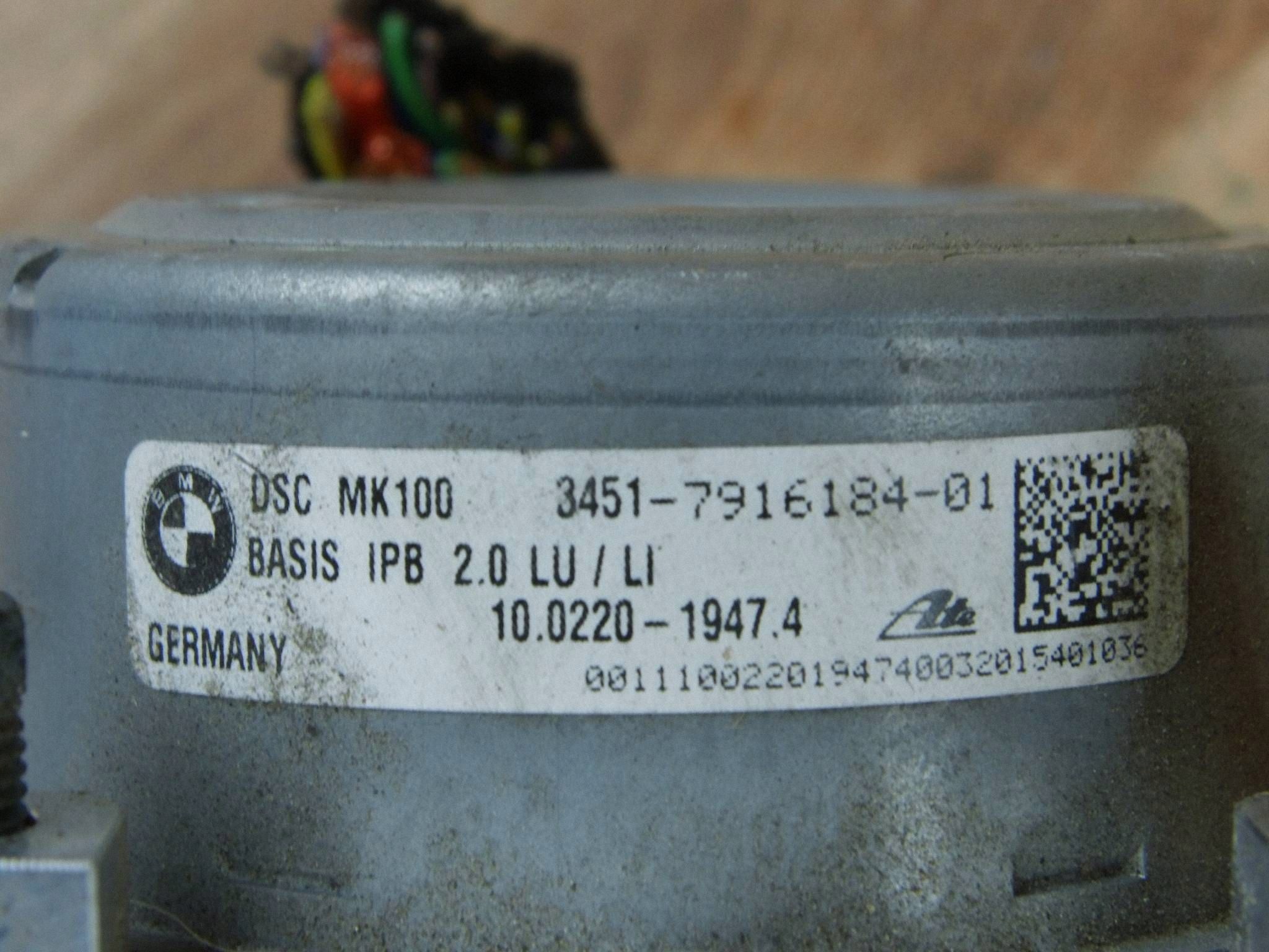 BMW Mini pumpa ABS 7916184 3451791618401 7916185