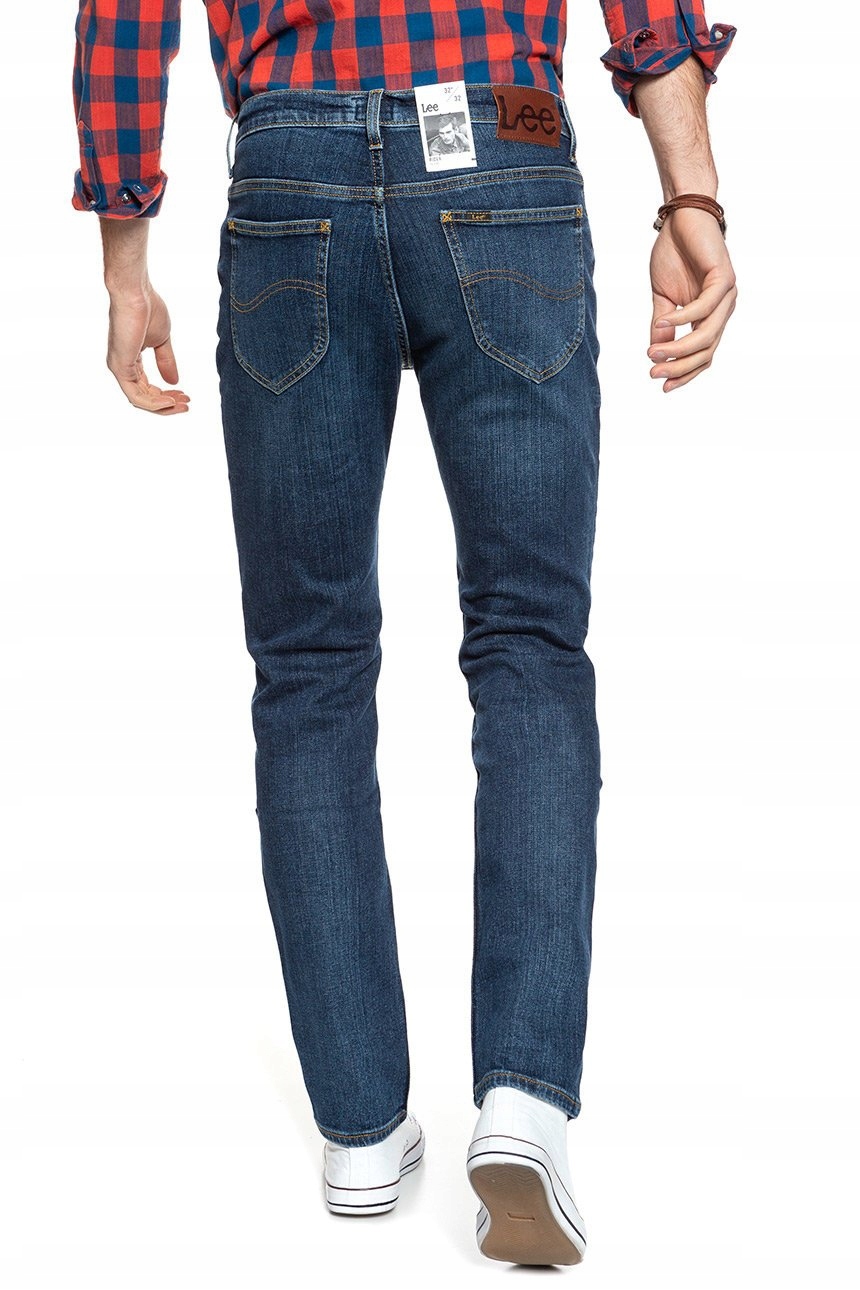 Męskie spodnie jeansowe dopasowane Lee RIDER W42 L34 Płeć mężczyzna