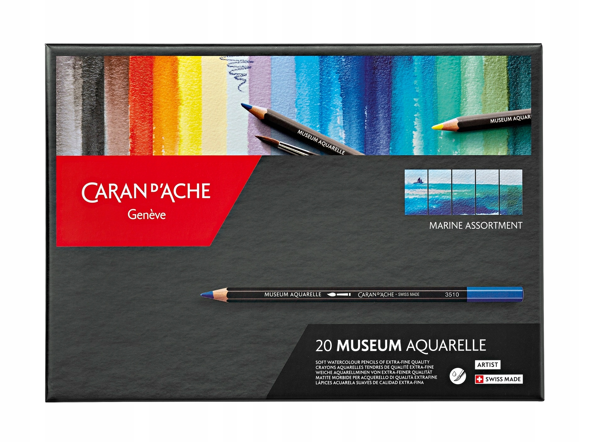 Pastelky Caran d'Ache Museum Aquarelle 20 barev Ma