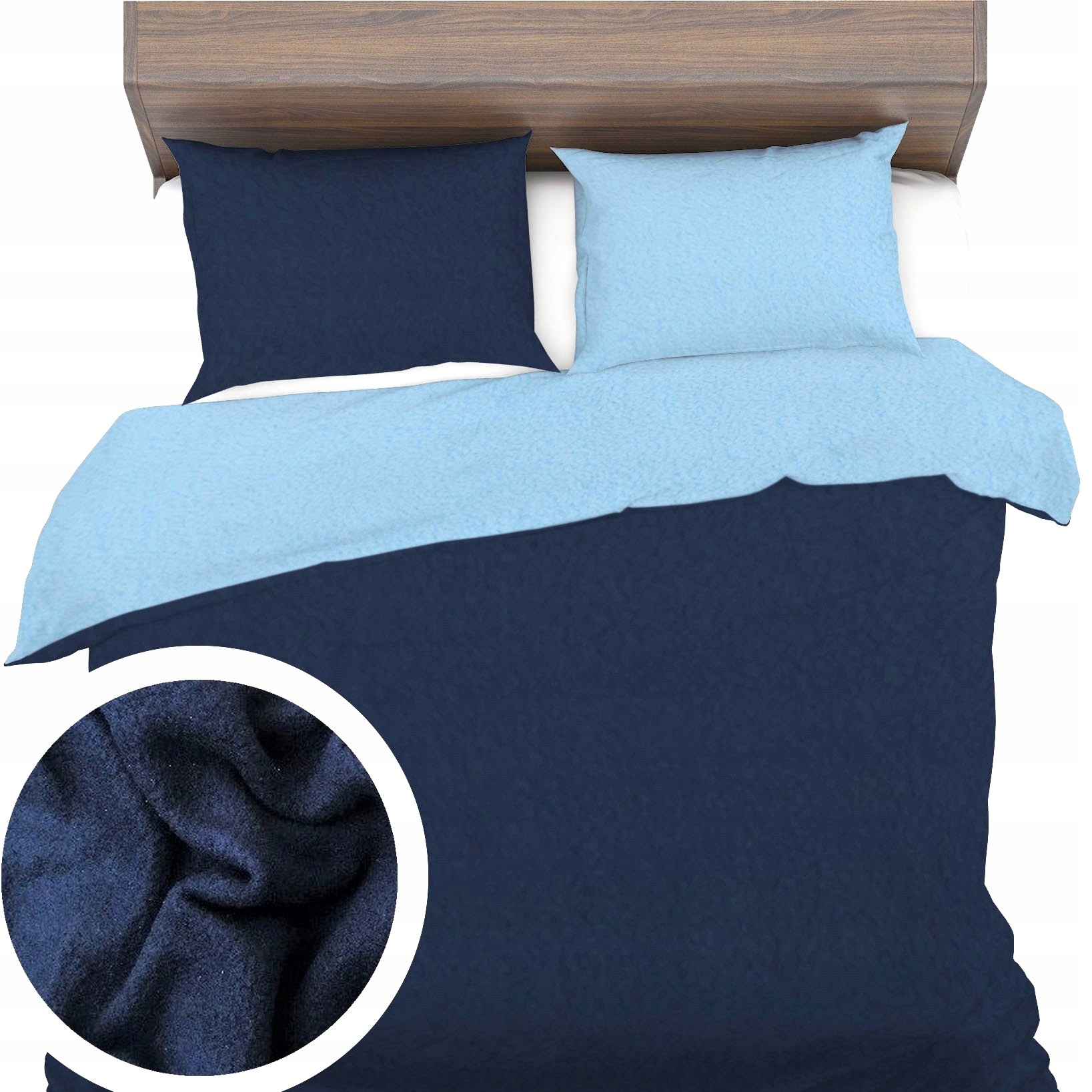 Povlečení Fleecové 160x200+1x70x80 dvoubarevné Teplý Měkký Tlustý Fleece Zima