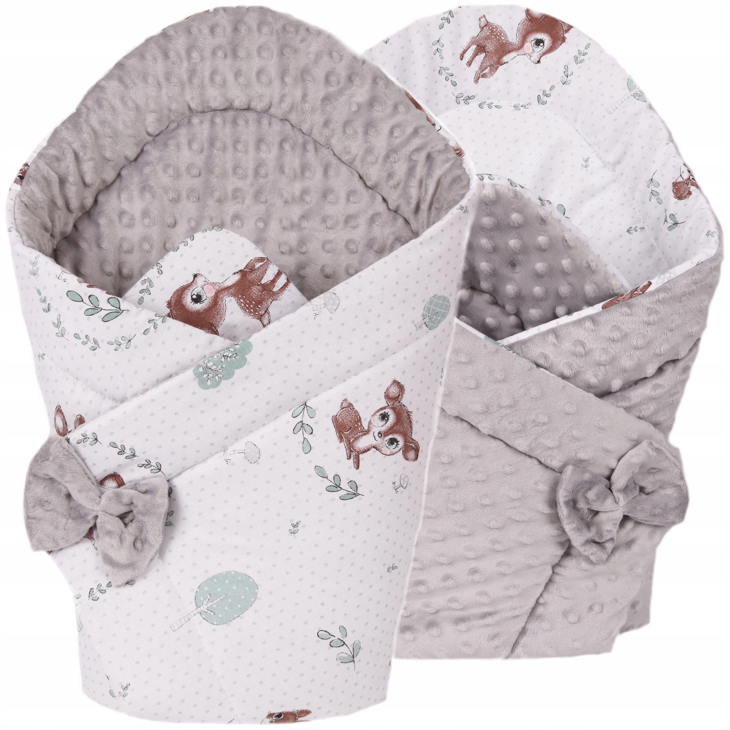 

123BABY Becik Rożek Niemowlęcy Minky Bawełna 80x80