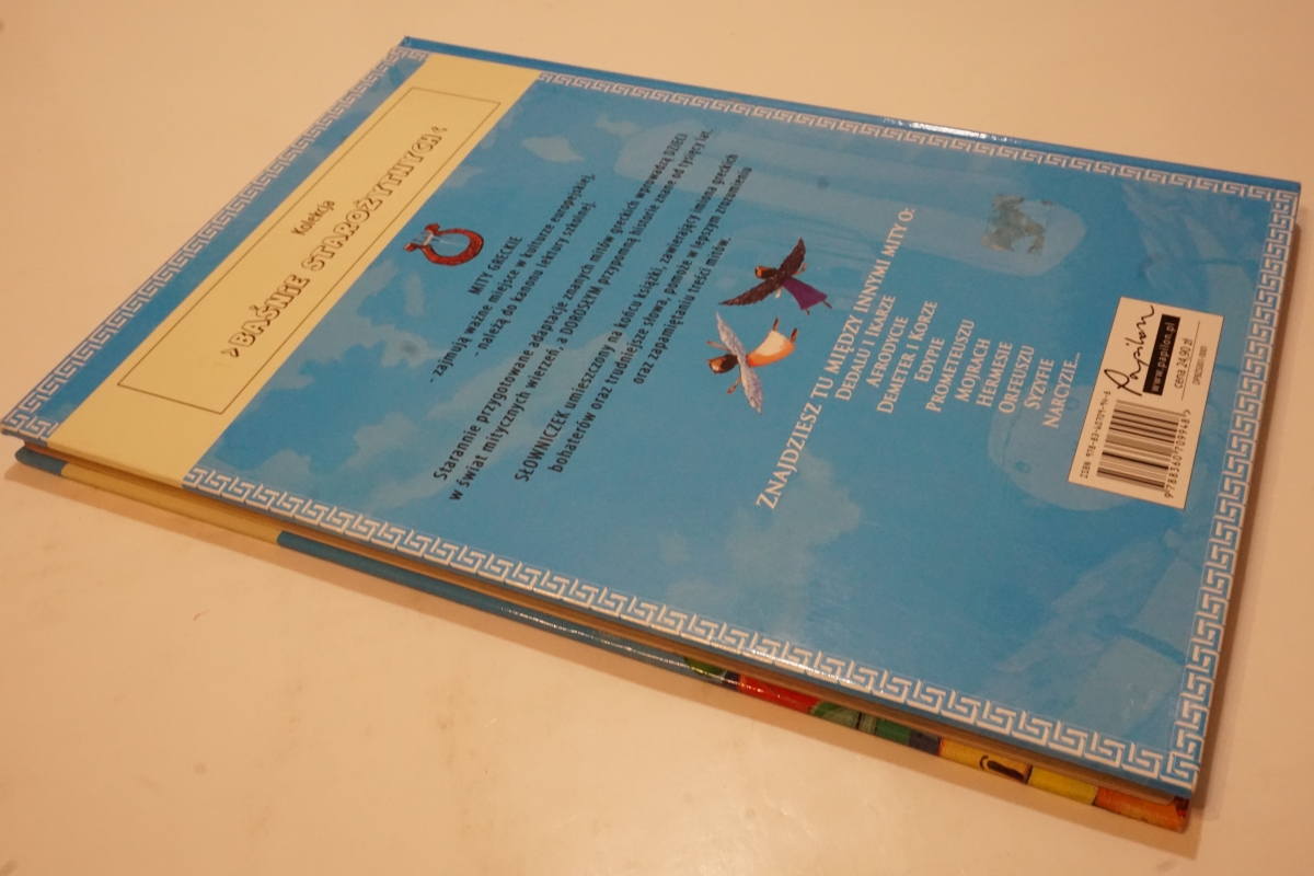 MITY GRECKIE ANITA REJCH Język publikacji polski