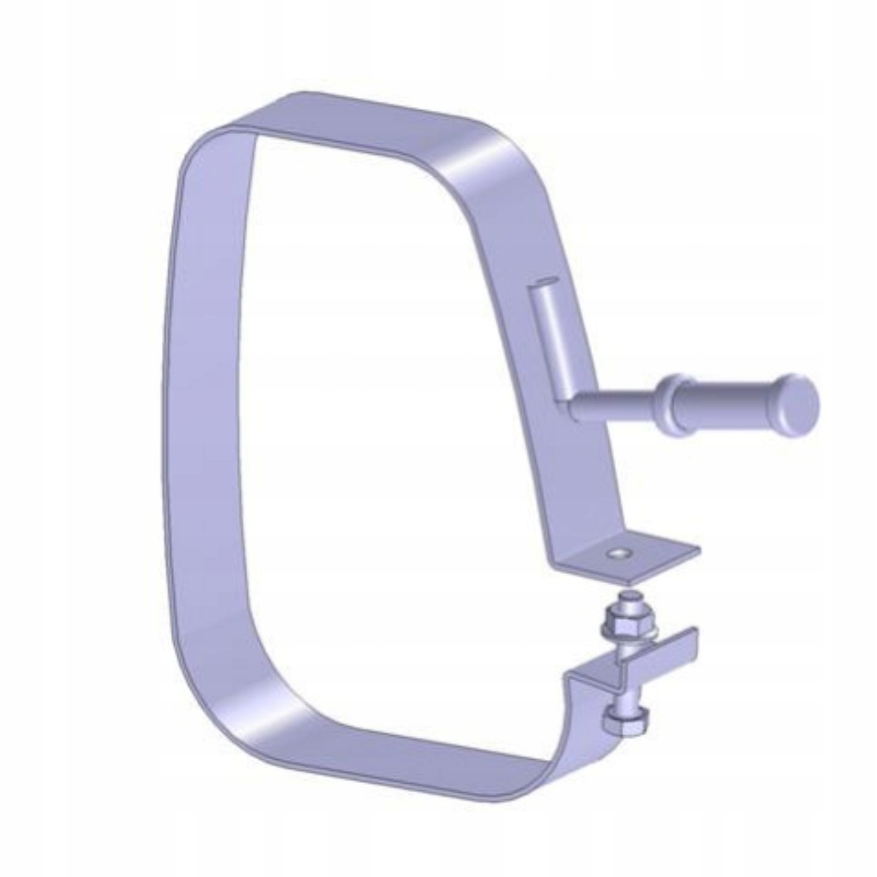 OBEJMA OPASKA TŁUMIKA DO PEUGEOT 207 2006- CITROEN C3 PICASSO