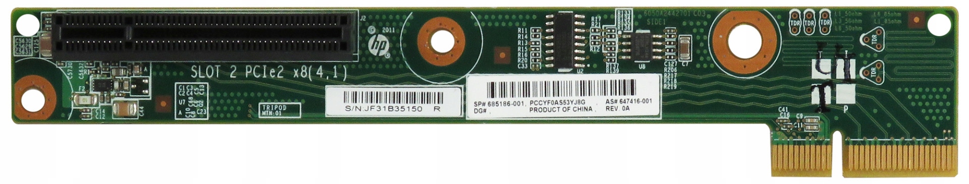 Hp 685186-001 647416-001 Rozšířovací Karta DL360e G8
