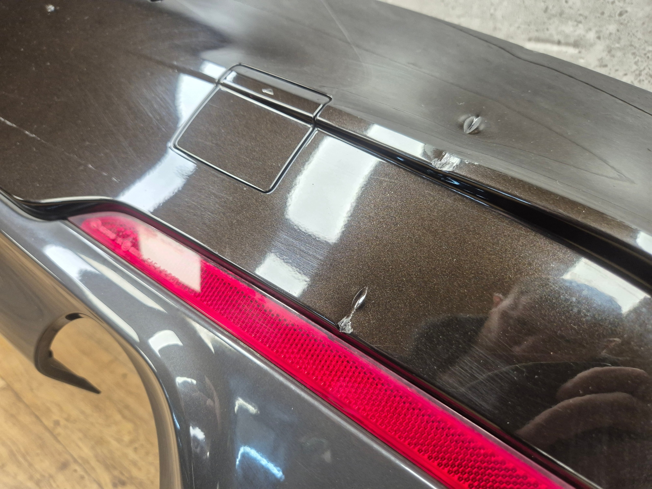 BMW 3 F30 m-packet bumper rear part rear 4XPDC + diffuser 340i 335i colour - X02
