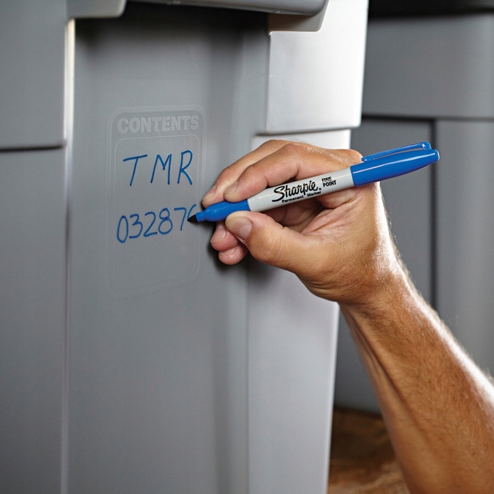 MARKER Sharpie Fine permanentny pisak CZARNY z USA Kolor czarny