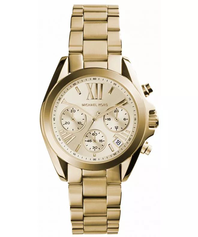 Dámské hodinky Michael Kors Mini Bradshaw MK5798 – zlatý Chronograf