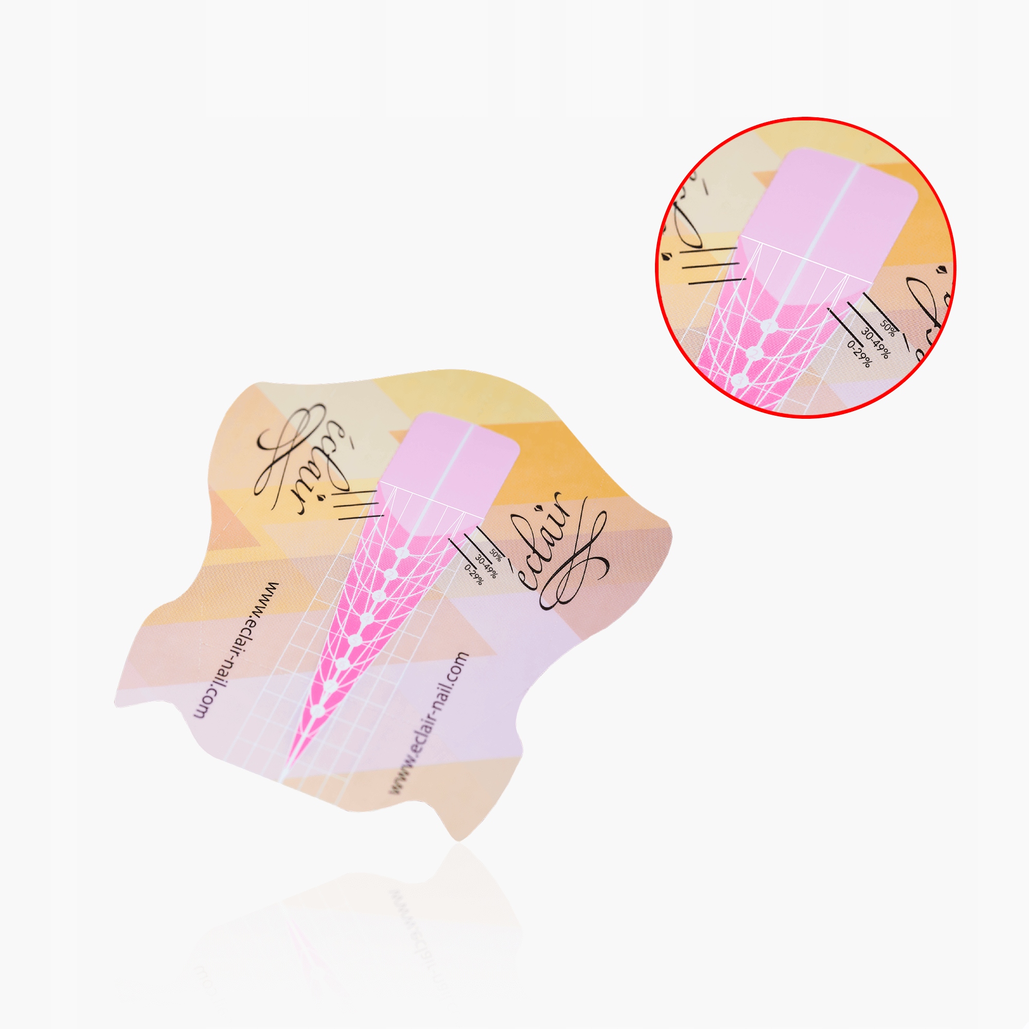 Eclair Nails Šablony pro prodlužování nehtů Formy Eclair 500 kusů