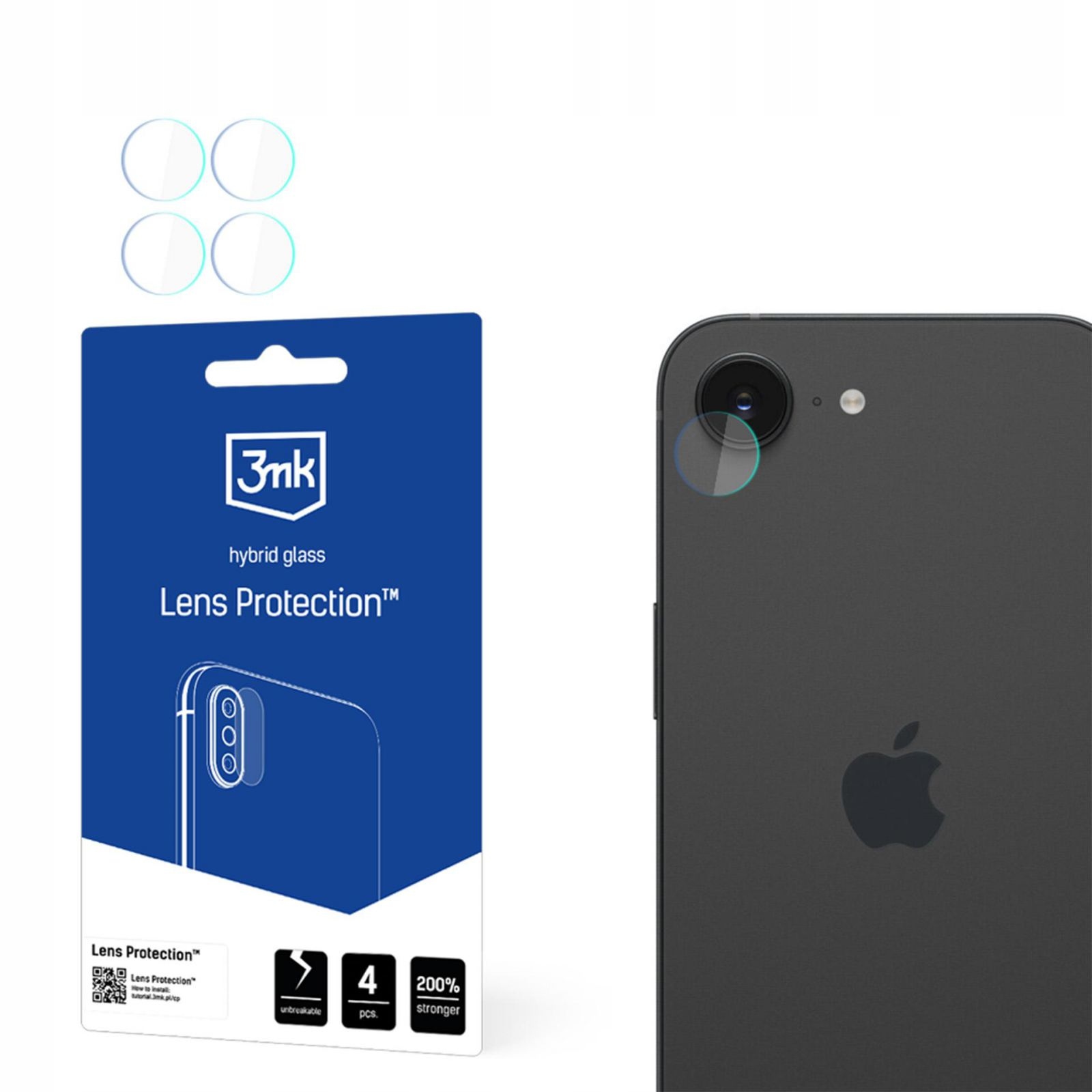 Apple Iphone 16E 3MK Lens Protection