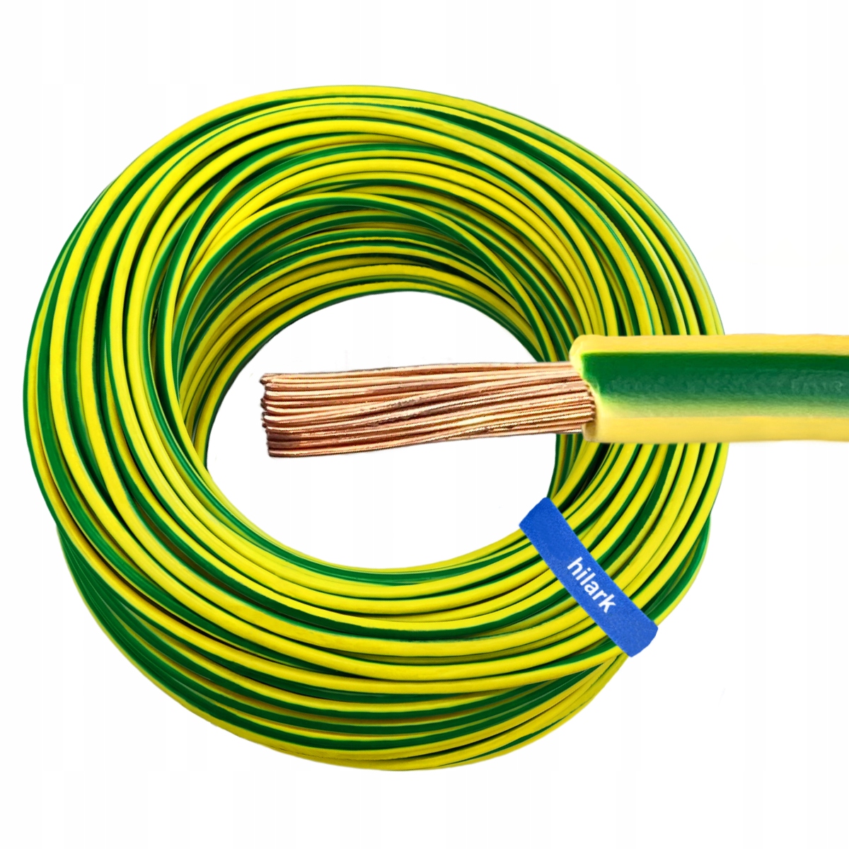 Inštalačný kábel 16 mm² H07V-K LgY 1x16 mm² lanko kl 5 žltozelené 100 m