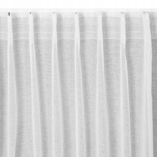 

Layla Biała Firana Z Etaminy Taśmia Flex 140x300