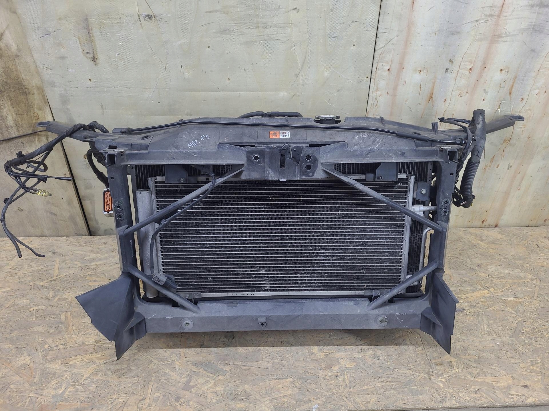 support panel for radiators pillar iron Mazda 6 facelift 2007