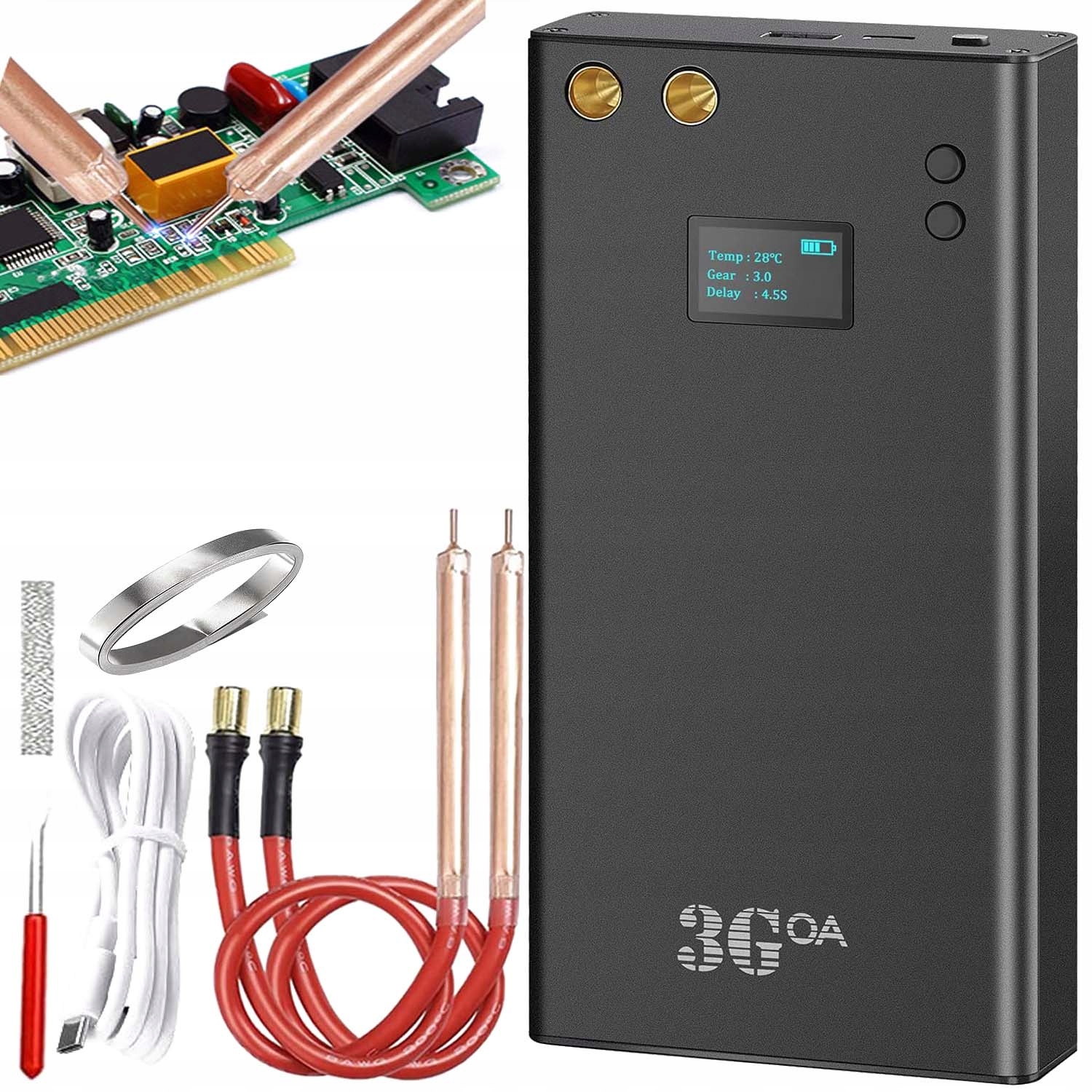 

Zgrzewarka Punktowa Przenośna Akumulatorowa 5V Usb