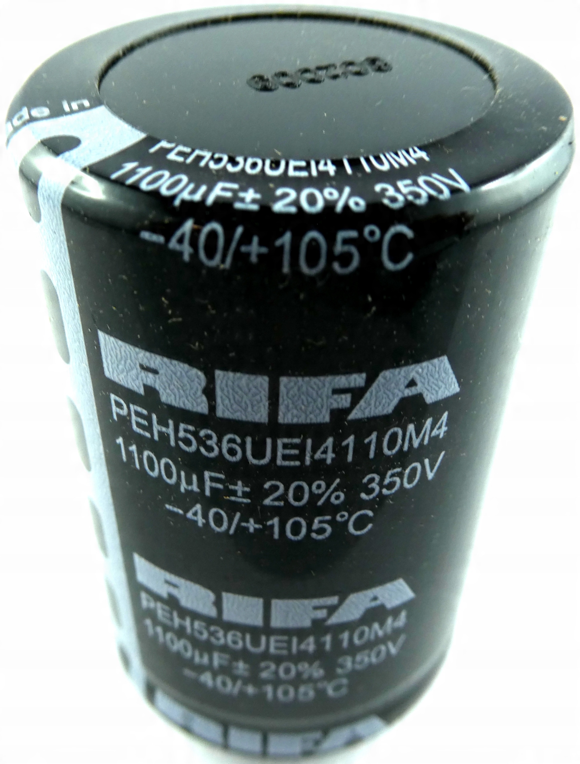 

Rifa 1100uF 350V DC 20% 40x30mm 4pin