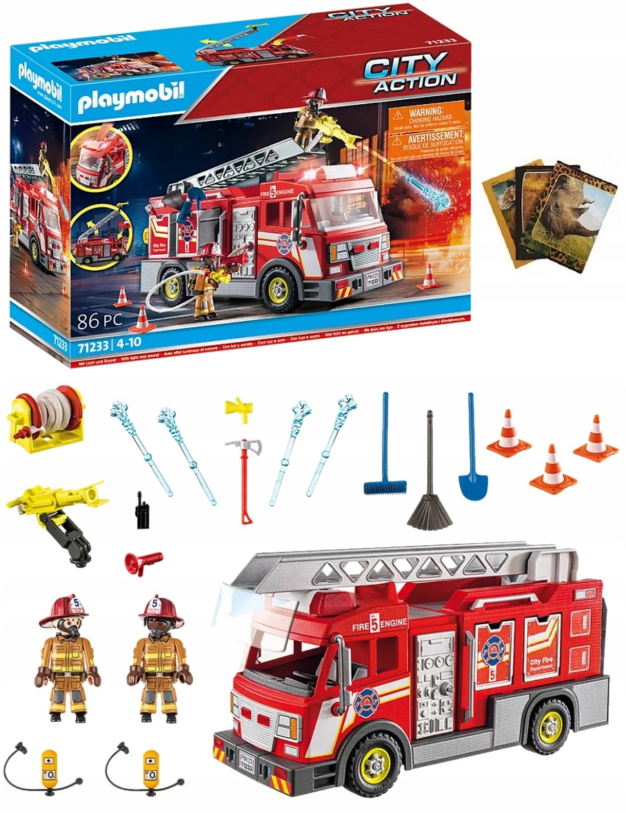 

Straż Pożarna Wóz Strażacki Św/Dźw City Playmobil