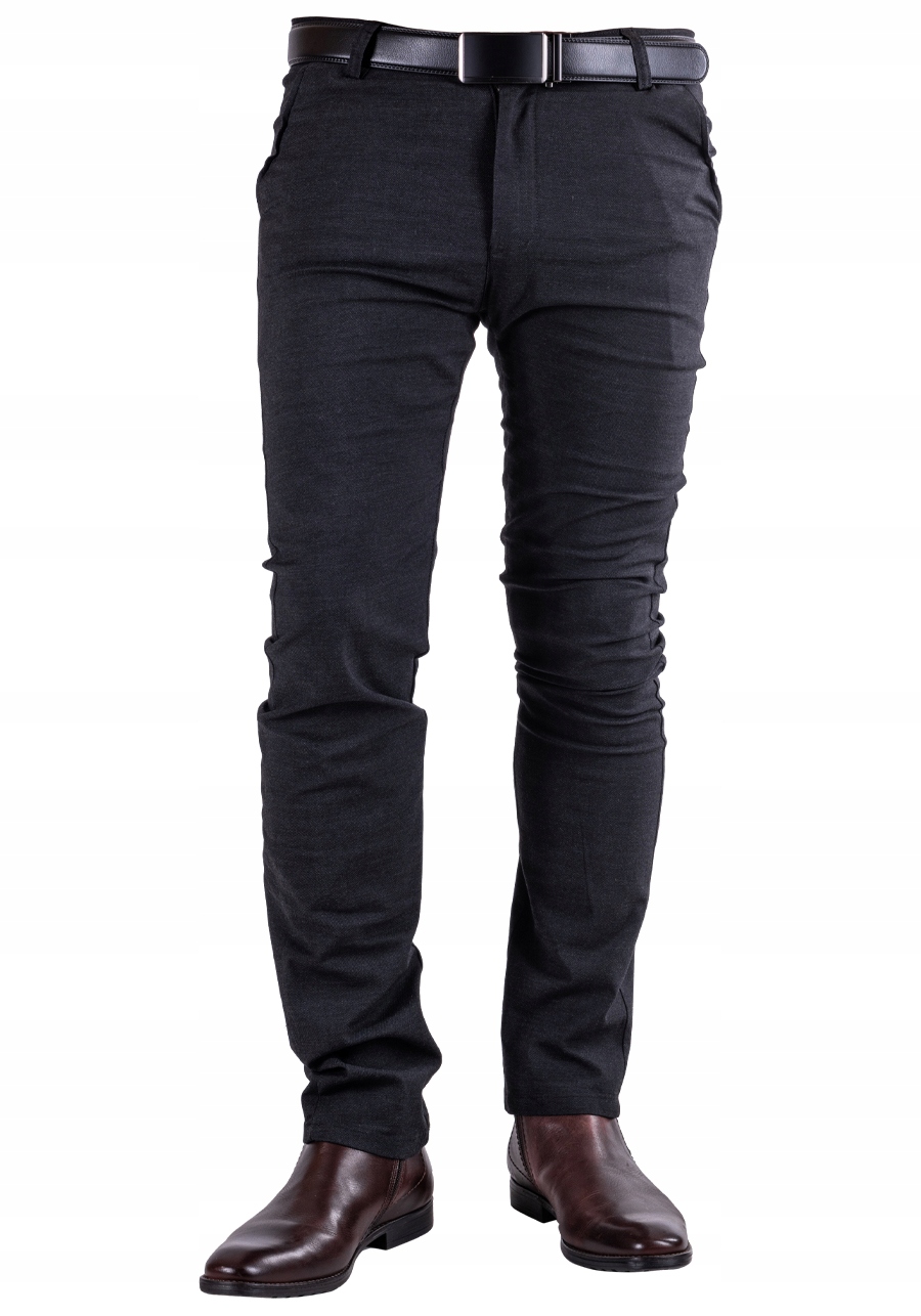 Materiałowe CHINOSY proste BASTIAN r. 30 Marka inna