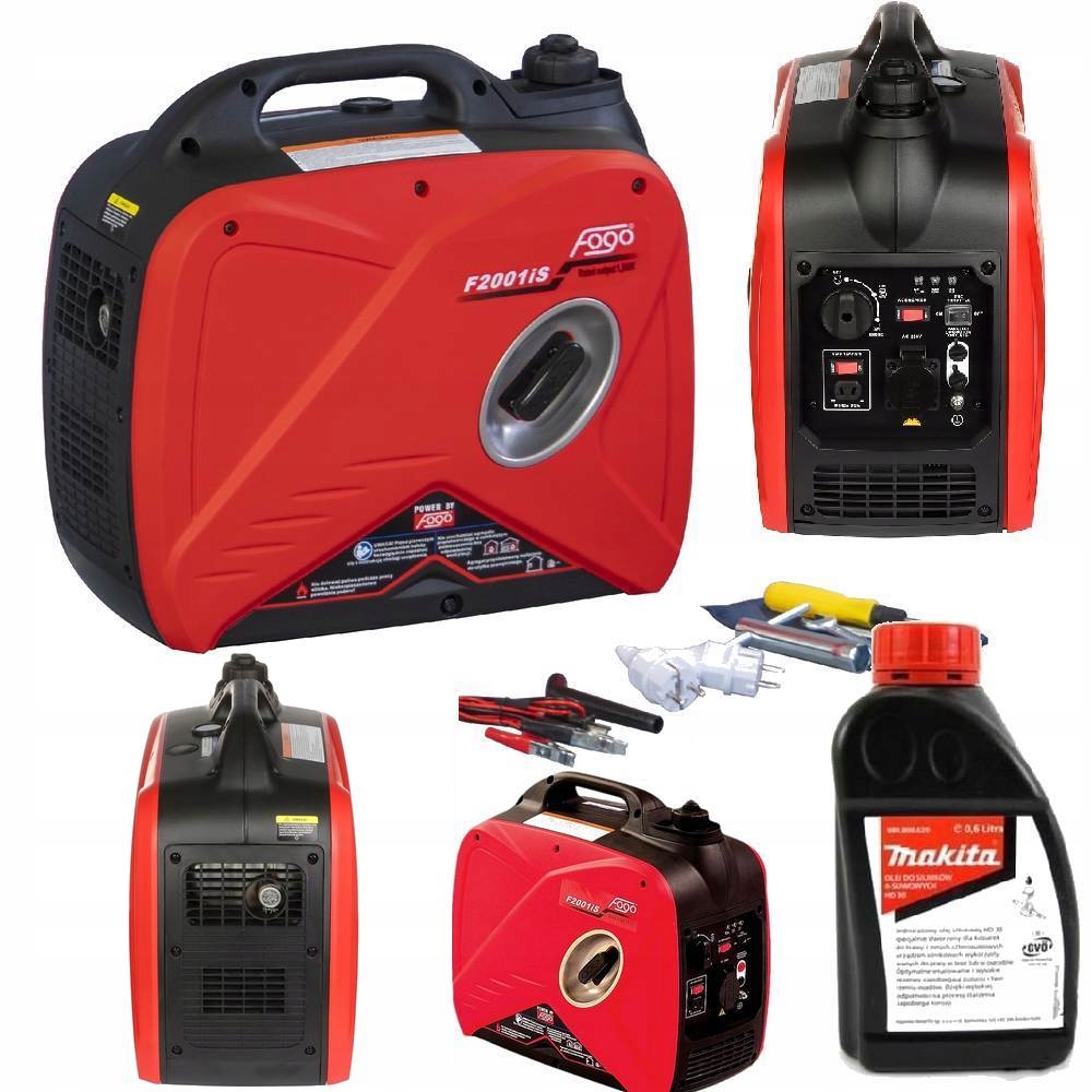 FOGO AGREGAT F2001IS 1.8 kW INWERTER + OLEJ GENERATOR WYCISZONY F2001 IS