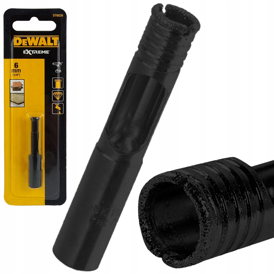 

Wiertło diamentowe 6mm do ceramiki Dewalt DT6038