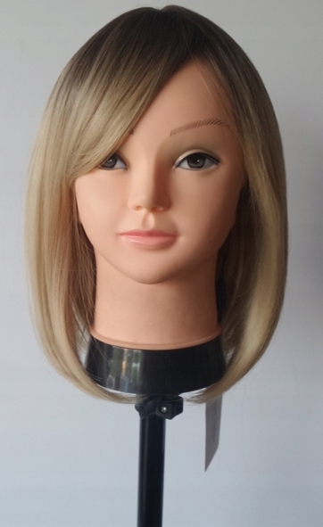 Shining Yourself Peruka włosy bob półdługie syntetyczne blond 35cm