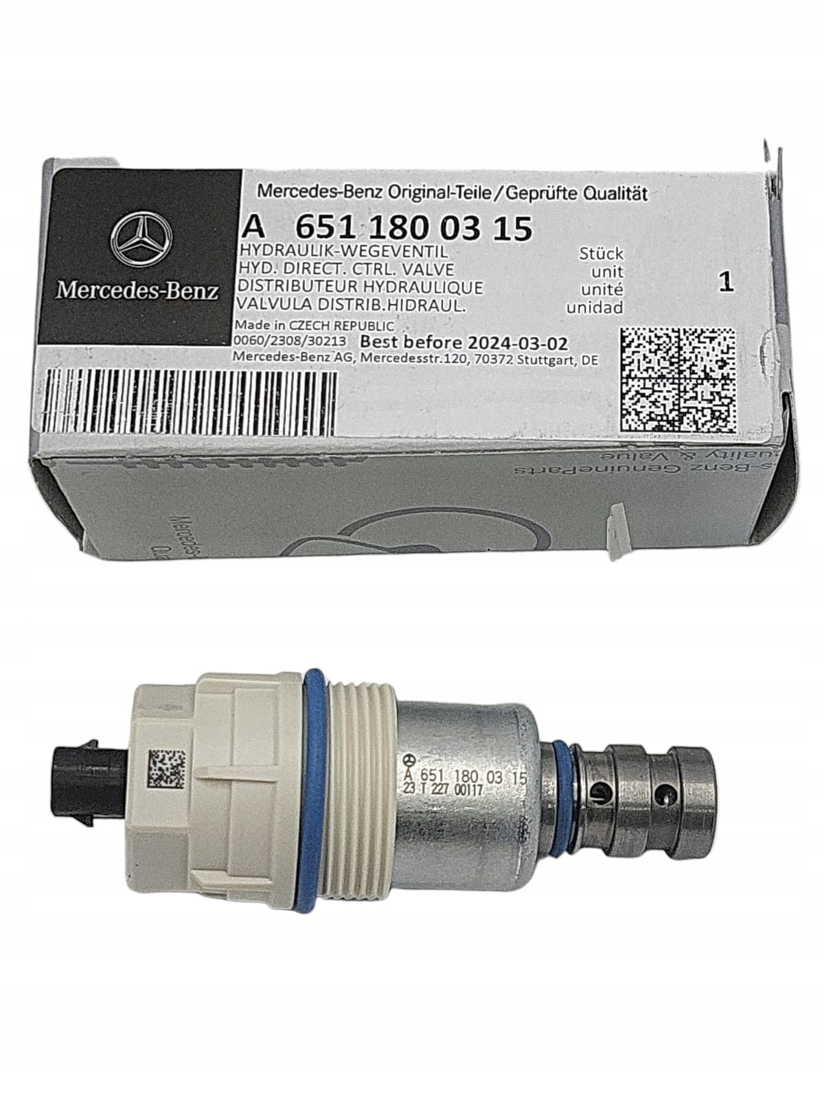 ZAWÓR CZUJNIK CIŚNIENIA OLEJU OE OM651 A6511800315